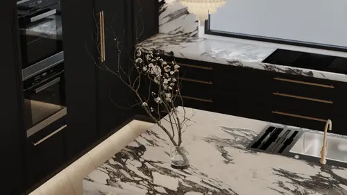 Paradise Point — detail of the completed interior
